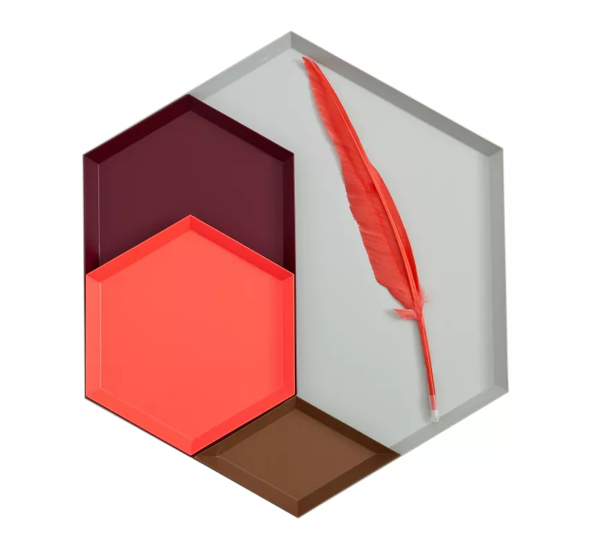 Hay Kaleido Dienblad X-small Evergreen 4 Hay Kaleido Dienblad X-small Evergreen - Afbeelding 4