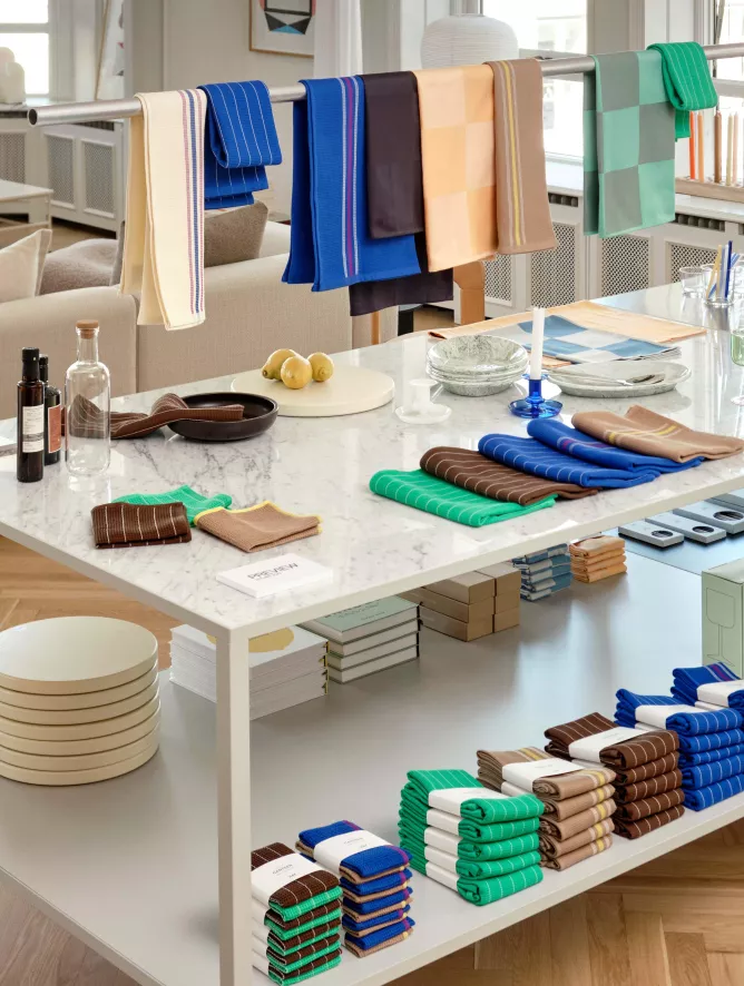 Hay Katsura Theedoek Ebony Black 3 Hay Katsura Theedoek Ebony Black - Afbeelding 3