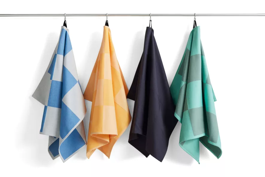 Hay Katsura Theedoek Emerald Green 4 Hay Katsura Theedoek Emerald Green - Afbeelding 4