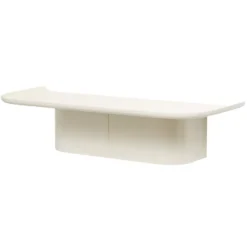 Hay Korpus Shelf Wandplank 4 Haken Cream