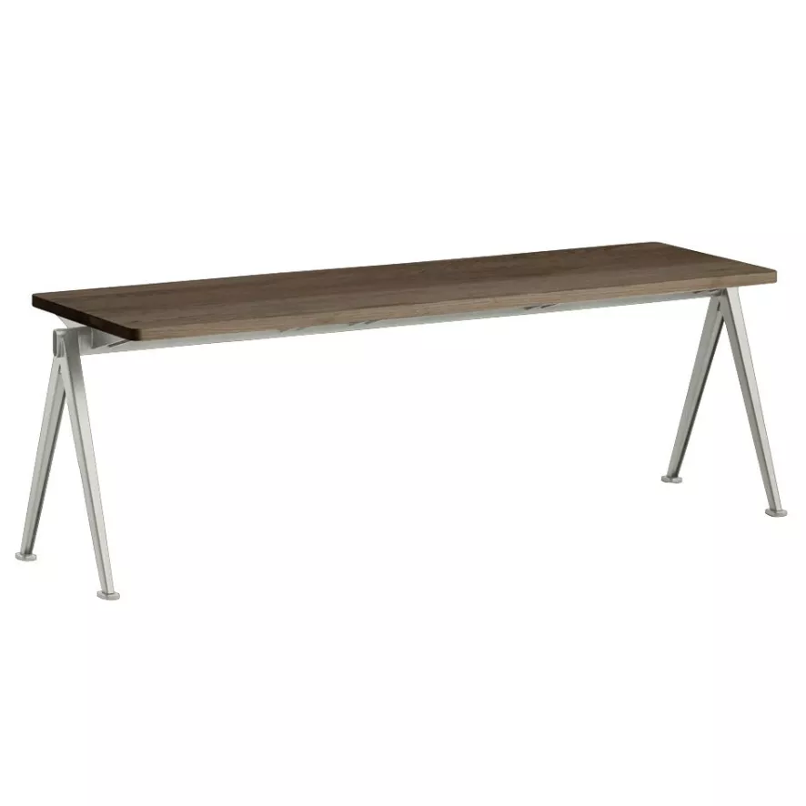 Hay Pyramid 11 Eetbank 140 Gerookt Eiken,zwart Onderstel 15 Hay Pyramid 11 Eetbank 140 Gerookt Eiken,zwart Onderstel - Afbeelding 15