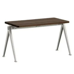 Hay Pyramid 11 Eetbank 85 Gerookt Eiken,beige Onderstel