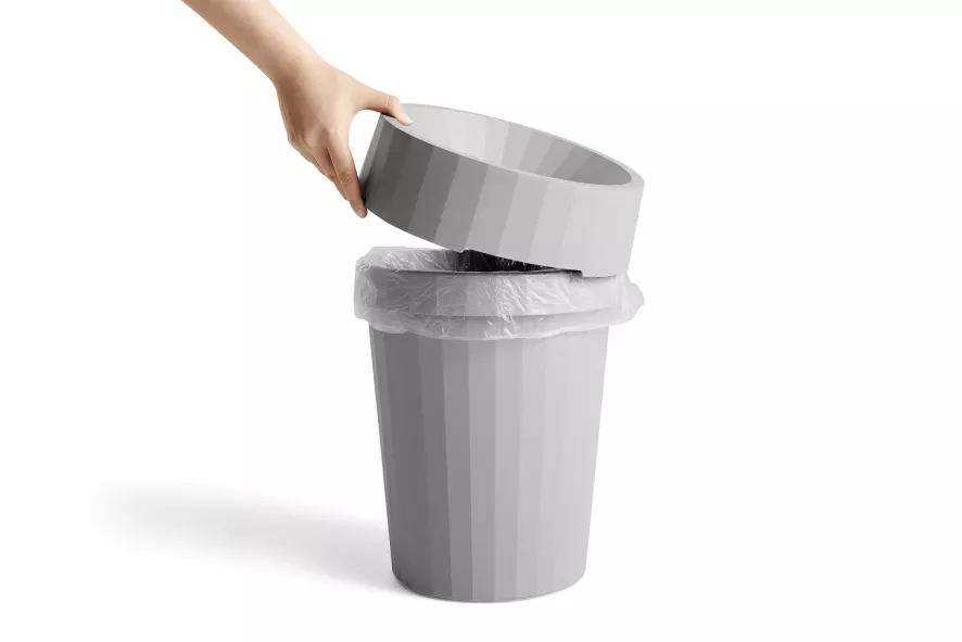 Hay Shade Bin Prullenbak Grey 12 Hay Shade Bin Prullenbak Grey - Afbeelding 12