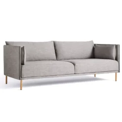 Hay Silhouette Bank 3 Zits Met Eiken Onderstel Ruskin 33