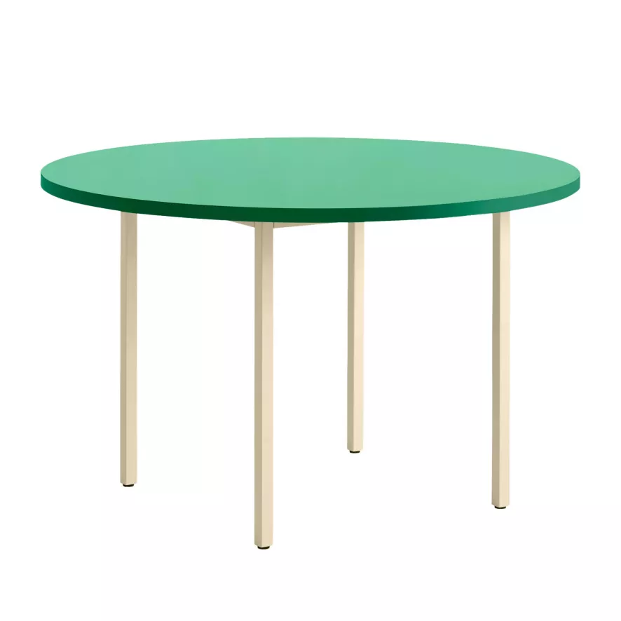 Hay Two-Colour Tafel 105 Licht Grijs, Oker Onderstel 2 Hay Two-Colour Tafel 105 Licht Grijs, Oker Onderstel - Afbeelding 2
