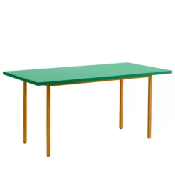 Hay Two-Colour Tafel 160x82 Mint Groen, Oker Onderstel