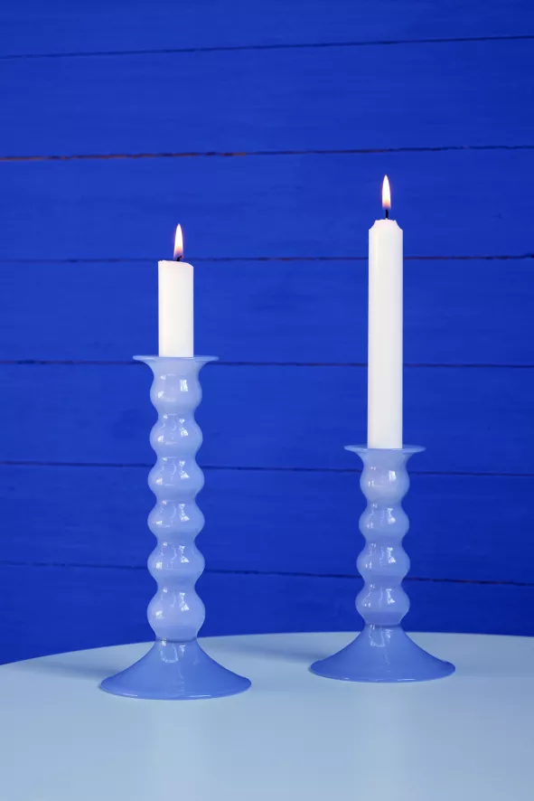 Hay Wavy Kandelaar Medium Light Blue 3 Hay Wavy Kandelaar Medium Light Blue - Afbeelding 3