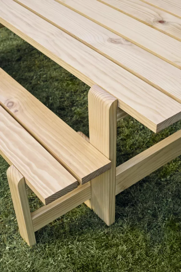 Hay Weekday Eetbank 140 Olive 5 Hay Weekday Eetbank 140 Olive - Afbeelding 5