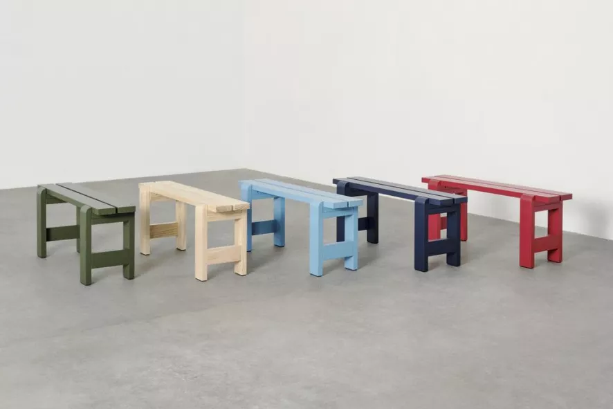 Hay Weekday Eetbank 111 Azure Blue 8 Hay Weekday Eetbank 111 Azure Blue - Afbeelding 8