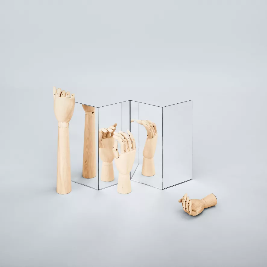 Hay Wooden Houten Hand Collectors Item Small 3 Hay Wooden Houten Hand Collectors Item Small - Afbeelding 3